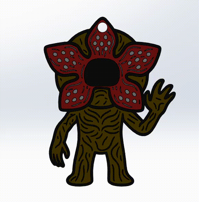 Stranger Things Demogorgon - Móc khóa - Image 2