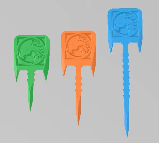 Đinh/kim ghim bia (Target pin/nail) – nhiều chiều dài khác nhau - Image 1