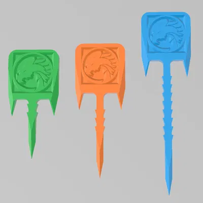 Đinh/kim ghim bia (Target pin/nail) – nhiều chiều dài khác nhau