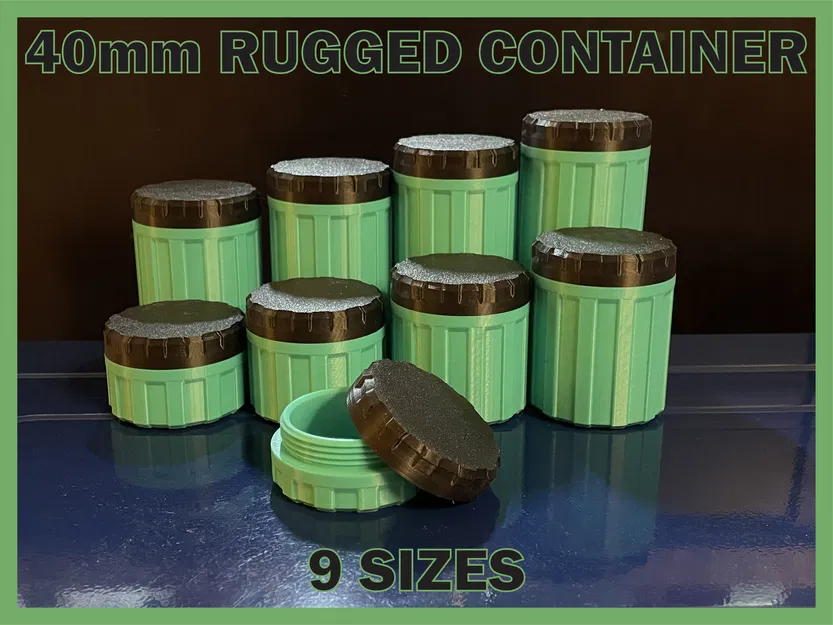 Rugged Container 40mm Edition – 9 Kích Thước - Image 1