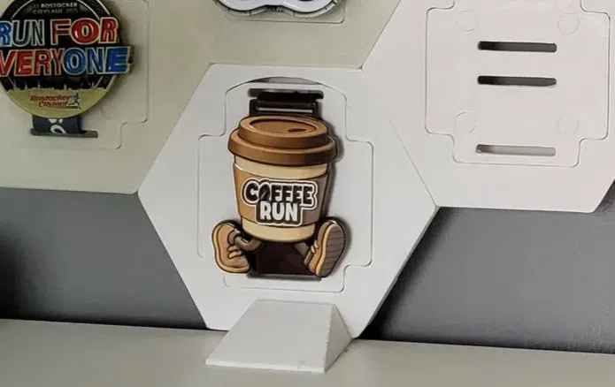 Stand đỡ huy chương lục giác (Hexagon Medal Holder Stand) - Image 1