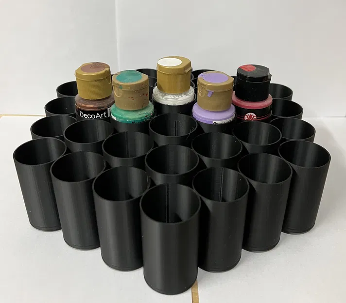 Kệ giữ chai sơn - Lazy Susan xoay (Paint bottle holder) - Image 1