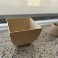 Chậu Cây Vuông Bo Cong (Square Planter with Curved Sides) - Thumbnail 3