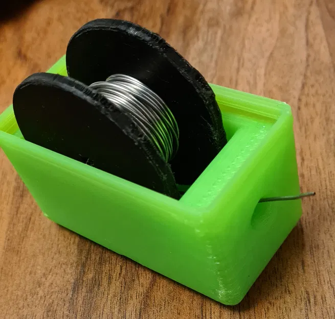 Gridfinity khay giữ cuộn thiếc hàn 2x1 (kèm cuộn trống) - Image 1