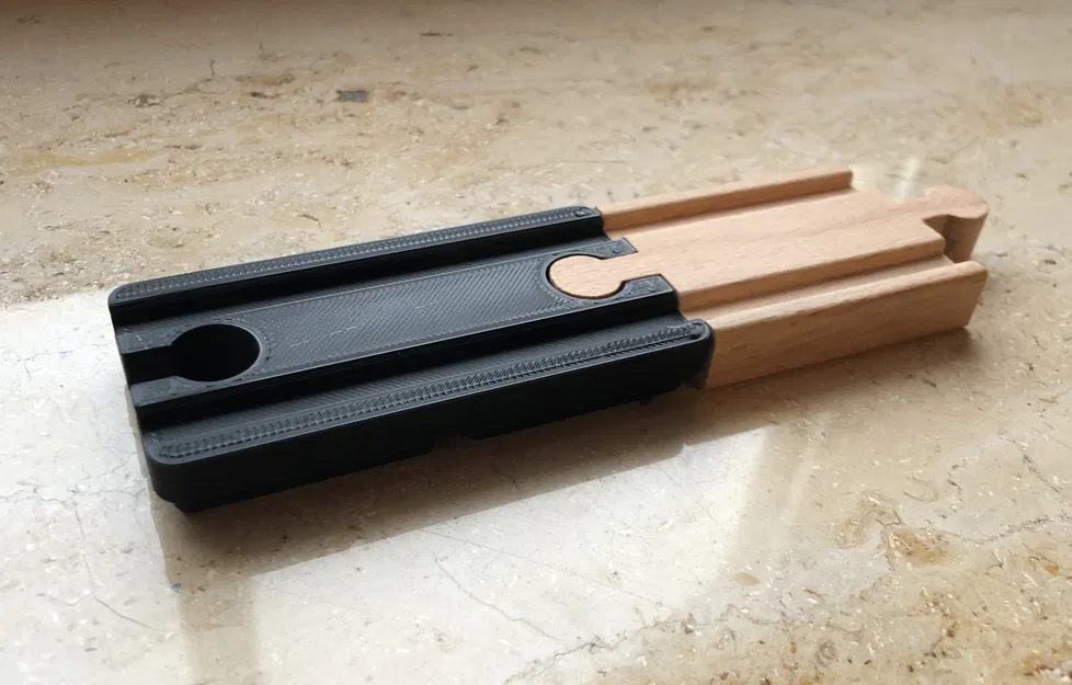 Đường ray gỗ Gridfinity (Gridfinity Wooden Train Track) - Image 1