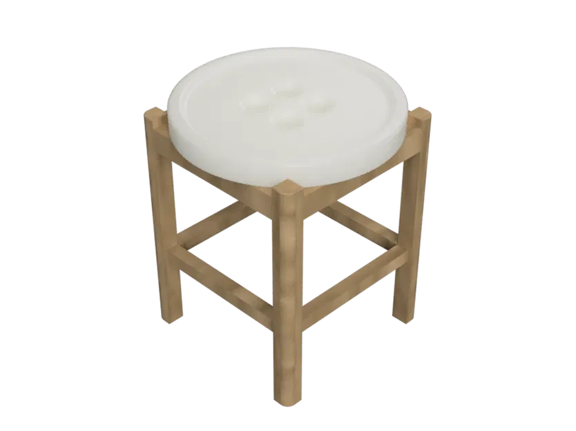Ghế Đôn Nút Áo (Button Stool) - Image 1