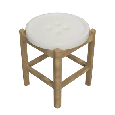 Ghế Đôn Nút Áo (Button Stool)