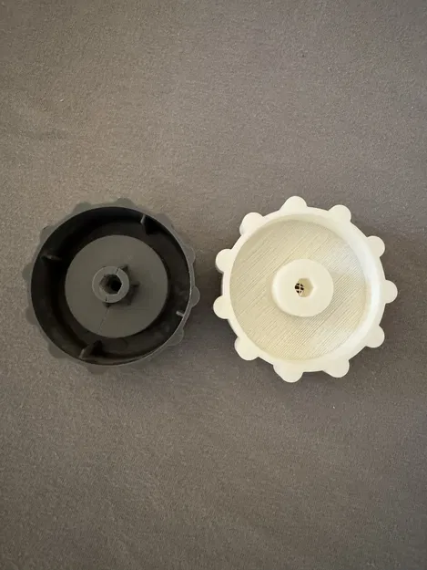 Núm Vặn Thay Thế – M5 Hex Drive (8mm) - Image 1