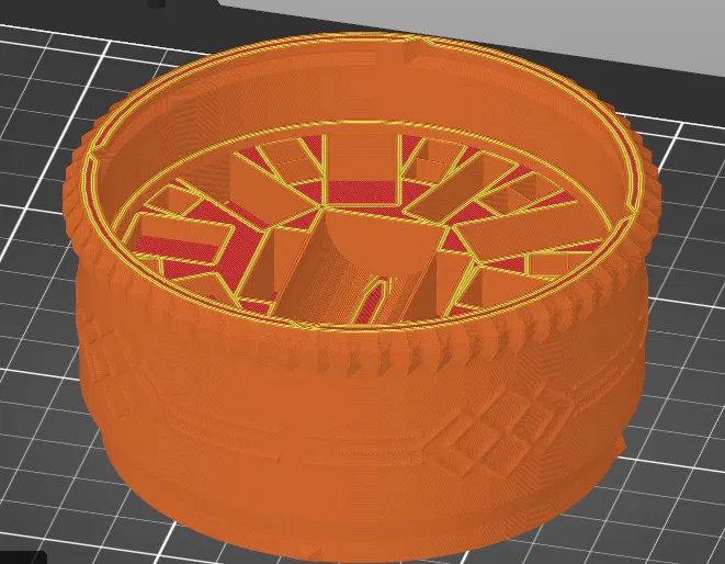 Bình Art Deco đựng mảnh Catan (Art Deco Catan Piece Holder) - Image 1