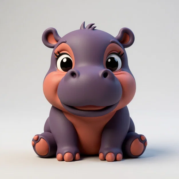 Hà mã con (Baby hippo / hroch) - Image 1