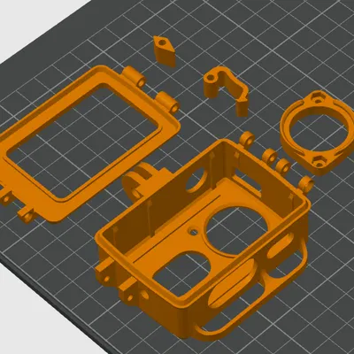 Case rugged tháo nhanh cho Xiaomi YI 4K+ (không chống nước)