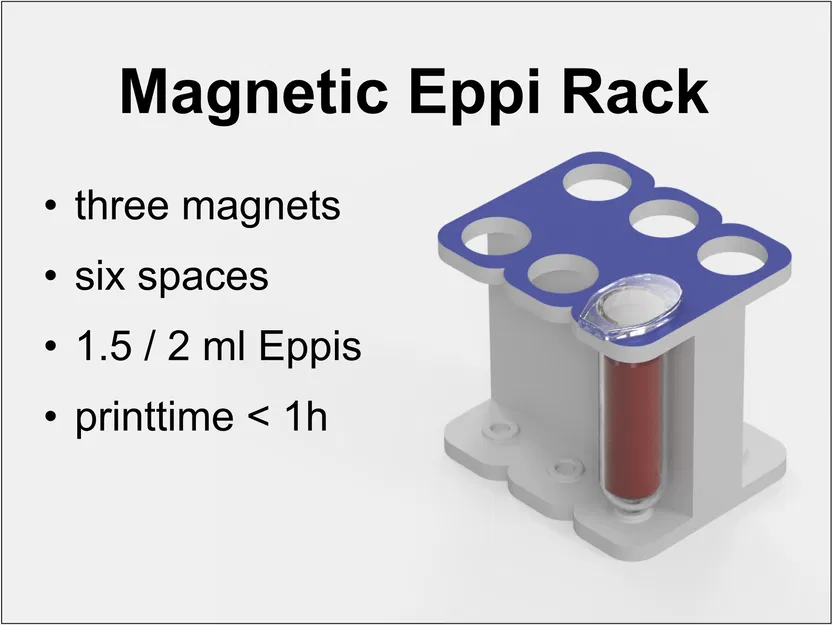 Kệ nam châm cho ống phản ứng 1.5–2 ml - Image 2