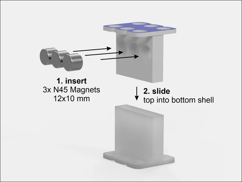 Kệ nam châm cho ống phản ứng 1.5–2 ml - Image 4