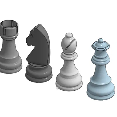 Bộ Chess Jigsaw Set (Bàn cờ ghép hình)