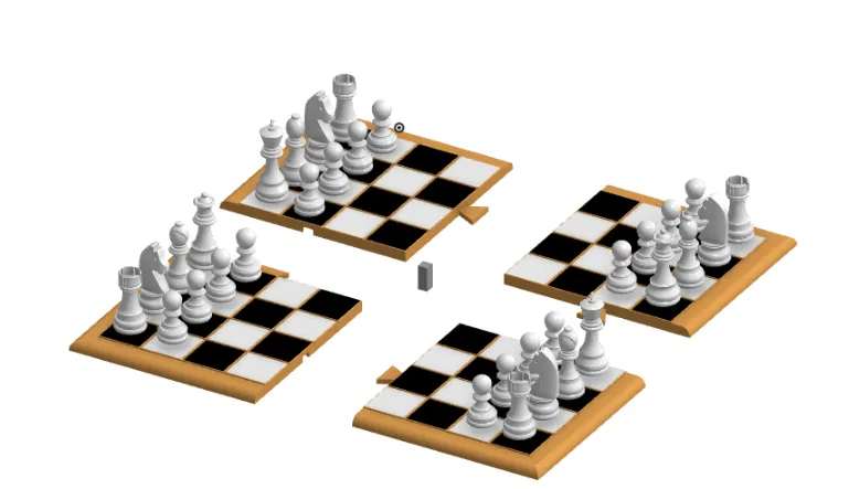 Bộ Chess Jigsaw Set (Bàn cờ ghép hình) - Image 2
