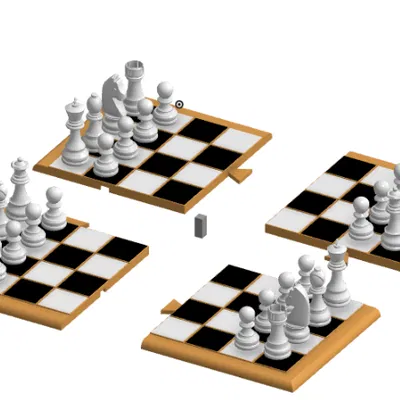 Bộ Chess Jigsaw Set (Bàn cờ ghép hình)