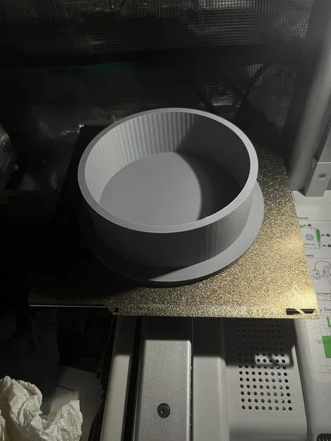 Nắp che lỗ tường caldaia Ø trong 12cm / Ø ngoài 14cm - Image 1