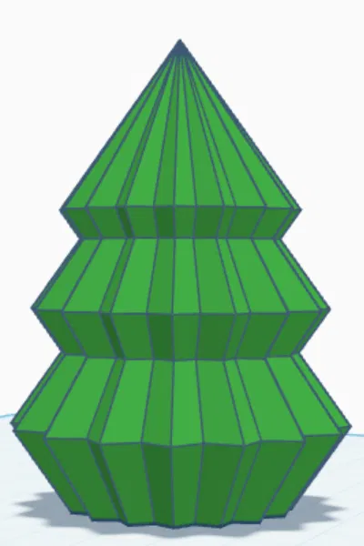 Cây Low Poly Trang Trí (Low Poly Tree Decoration) - Image 1