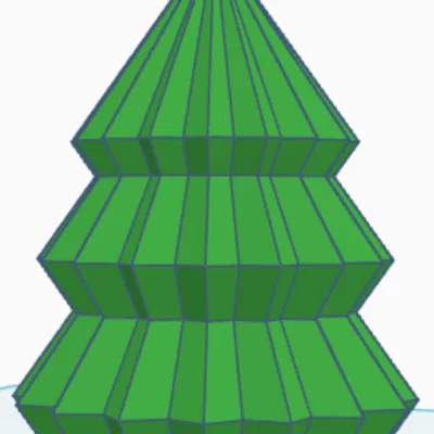 Cây Low Poly Trang Trí (Low Poly Tree Decoration)