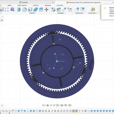 Khay xoay đựng bút và bút chì