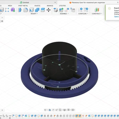 Khay xoay đựng bút và bút chì