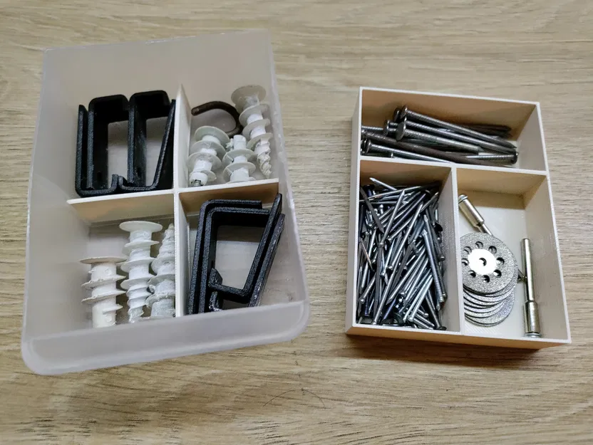 Vách ngăn ngăn kéo 1-2-3 tầng cho đồ nhỏ, bộ 35 mẫu (Organizer/Divider) - Image 1