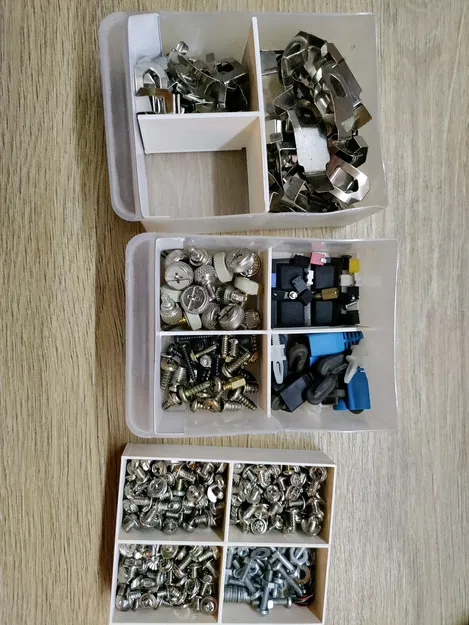 Vách ngăn ngăn kéo 1-2-3 tầng cho đồ nhỏ, bộ 35 mẫu (Organizer/Divider) - Image 3