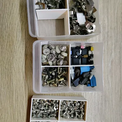 Vách ngăn ngăn kéo 1-2-3 tầng cho đồ nhỏ, bộ 35 mẫu (Organizer/Divider)