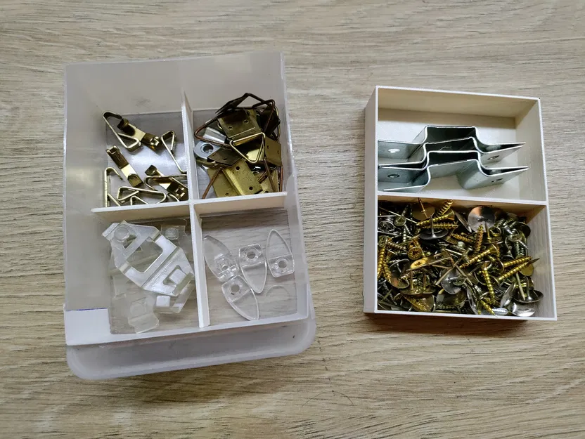 Vách ngăn ngăn kéo 1-2-3 tầng cho đồ nhỏ, bộ 35 mẫu (Organizer/Divider) - Image 6