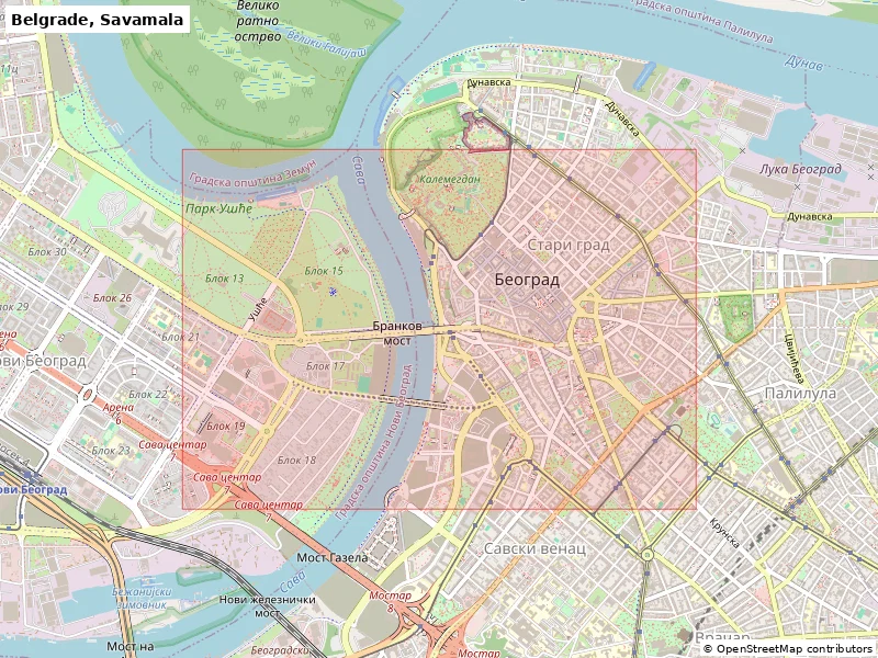 Belgrade, Savamala, Serbia - 3D Miniature (mô hình địa hình mini in 3D) - Image 8