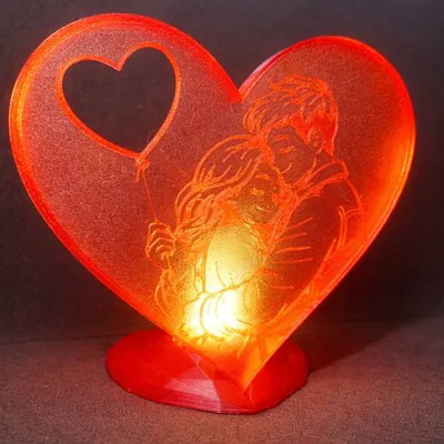 Đèn LED Hình Trái Tim – Thiết Kế Cặp Đôi Lãng Mạn