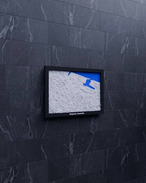 Belgrade, Skadarlija, Serbia - Mô hình thu nhỏ 3D - Image 4