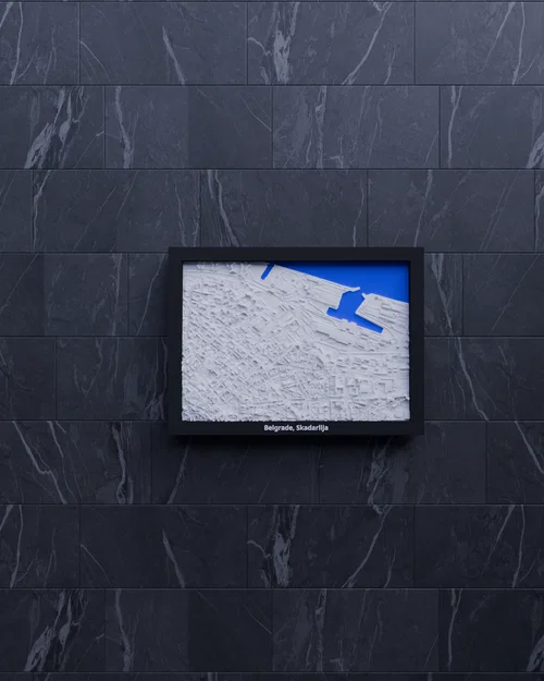 Belgrade, Skadarlija, Serbia - Mô hình thu nhỏ 3D - Image 5