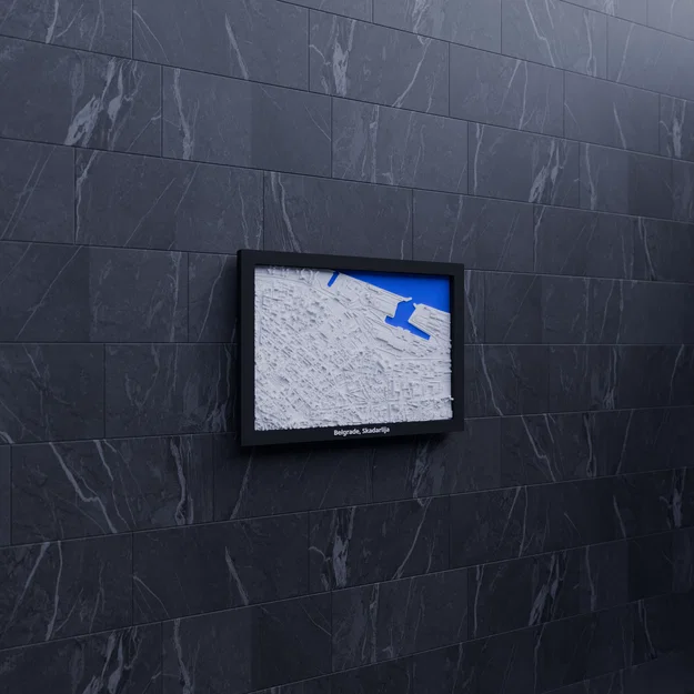 Belgrade, Skadarlija, Serbia - Mô hình thu nhỏ 3D - Image 7