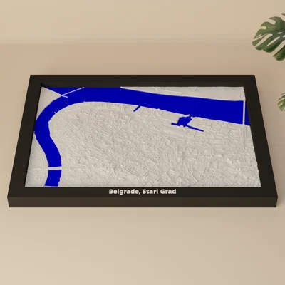Belgrade, Stari Grad, Serbia - Mô hình thu nhỏ 3D