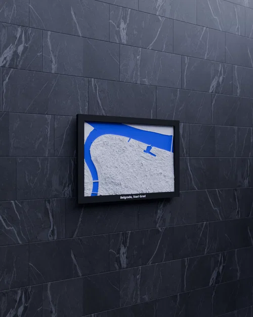 Belgrade, Stari Grad, Serbia - Mô hình thu nhỏ 3D - Image 2