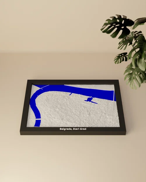 Belgrade, Stari Grad, Serbia - Mô hình thu nhỏ 3D - Image 3