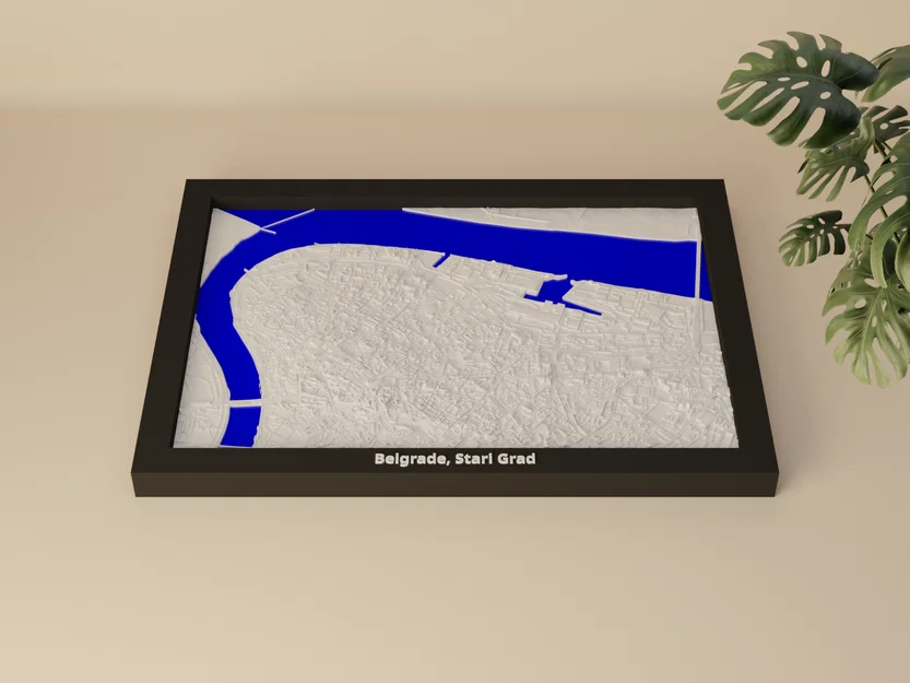 Belgrade, Stari Grad, Serbia - Mô hình thu nhỏ 3D - Image 4