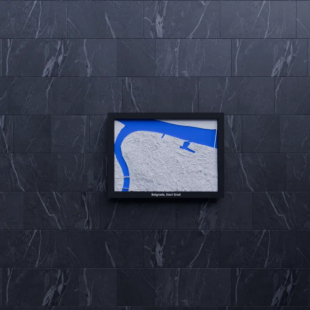 Belgrade, Stari Grad, Serbia - Mô hình thu nhỏ 3D - Image 7