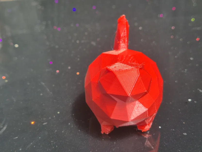 Chonky Cat (Low-Poly) – Mèo ú nu low-poly - Image 5