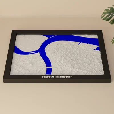Belgrade, Kalemegdan, Serbia - Mô hình thu nhỏ 3D