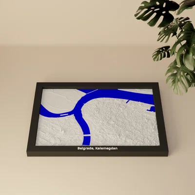 Belgrade, Kalemegdan, Serbia - Mô hình thu nhỏ 3D