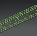 Cầu dầm thép modular Märklin H0 Rail-C thẳng 360mm (nhiều phần) - Thumbnail 5
