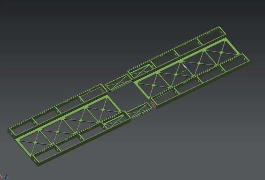 Cầu dầm thép modular Märklin H0 Rail-C thẳng 360mm (nhiều phần) - Image 8