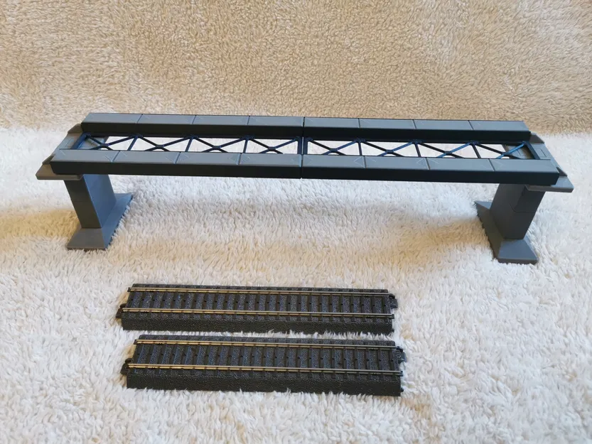 Cầu modular Märklin H0 Rail-C thẳng 360mm (nhiều phần) - phần tử 360mm - Image 2
