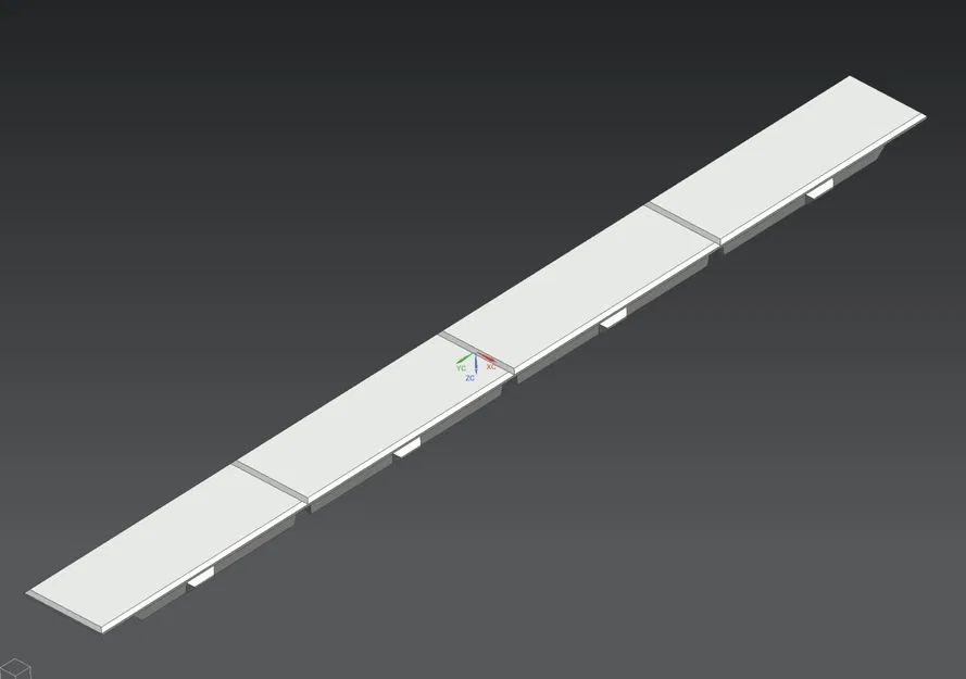 Cầu modular Märklin H0 Rail-C thẳng 360mm (nhiều phần) - phần tử 360mm - Image 11