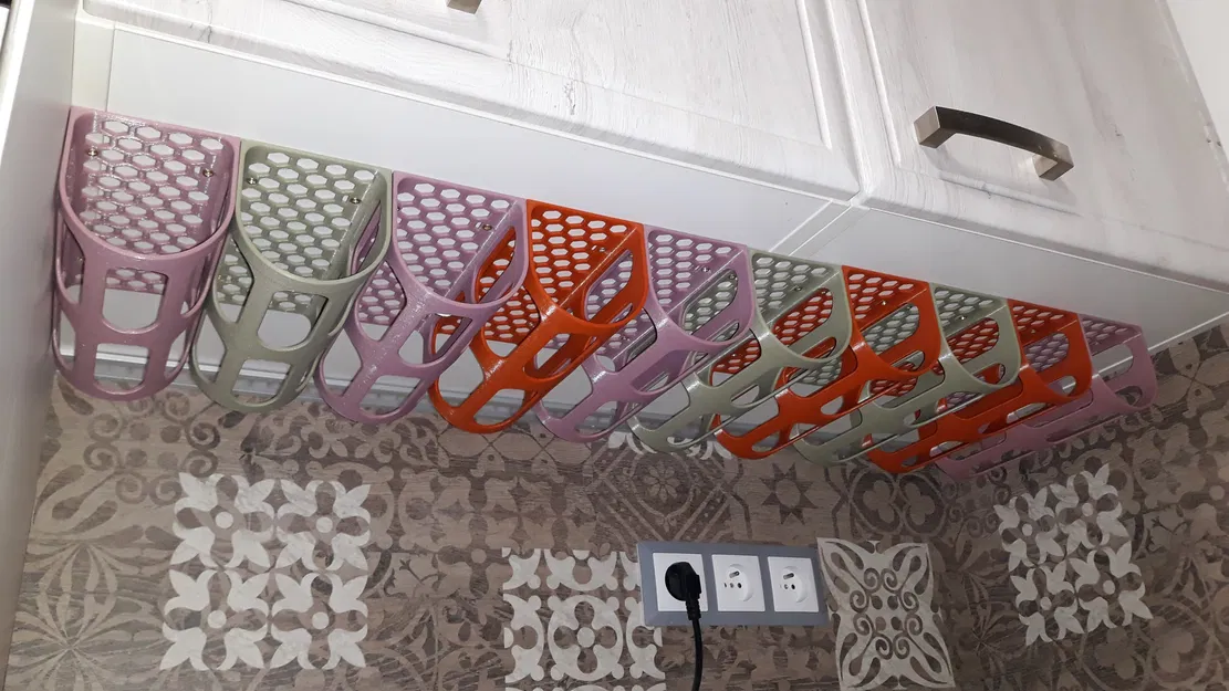 Giá đỡ chai gắn dưới bàn - Image 6