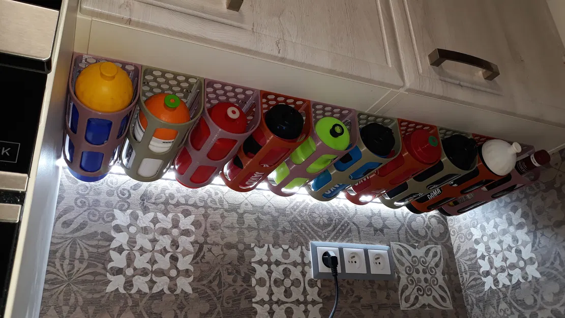 Giá đỡ chai gắn dưới bàn - Image 7