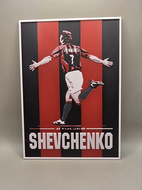 Andriy Shevchenko AC Milan - HueForge - Image 2