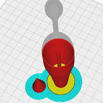 Phao câu cá cao 17,3cm 13g – Bolla de pesca larga